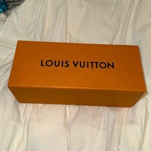 LOUIS VUITTON BOX WITH MAGNETIC CLOSURE. 10.5” x4” x 4.25”